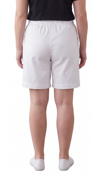 Women's Pull-On Denim & Twill Shorts, Stretch Waist