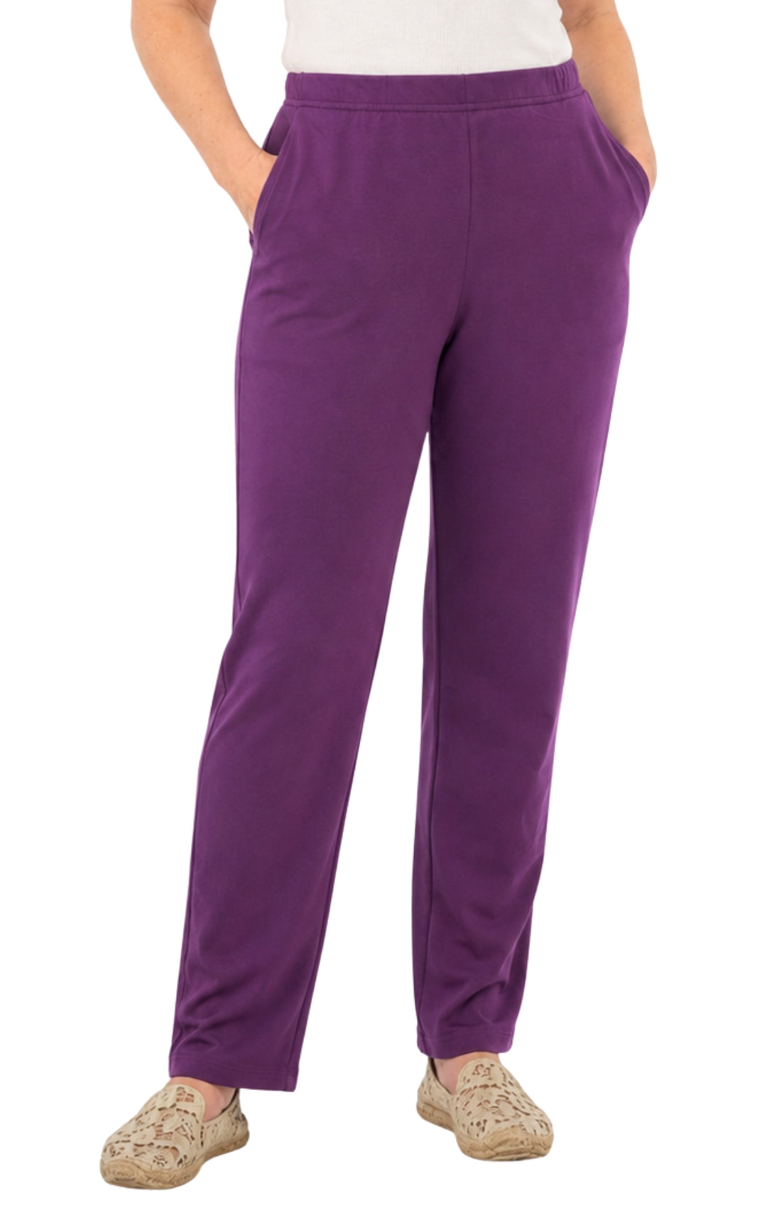 Women's Pull-On Knit Pants – Elastic Waist