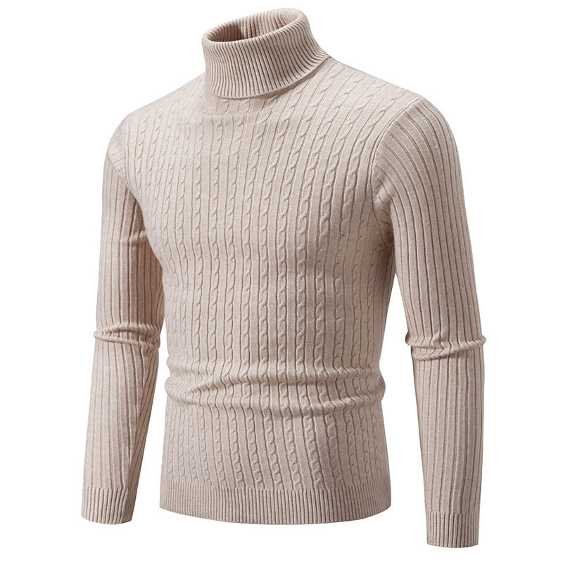 Men's Twist-Knit Pullover Sweater