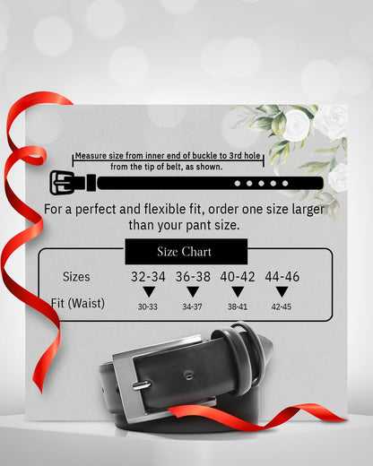 Genuine Leather Belt – Zinc Buckle (1.25 in)