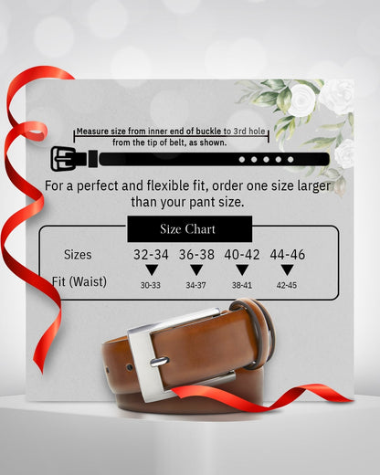Genuine Leather Belt – Zinc Buckle (1.25 in)