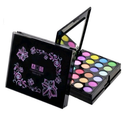 39-Color Makeup Box with Eyeshadow, Lipstick, Blush and Powder