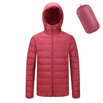 Men's Lightweight Zip Jacket, Hooded or Stand Collar