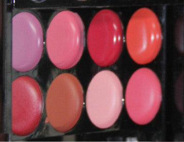 3-Layer Makeup Box Set with Eyeshadow, Blush and Lipstick