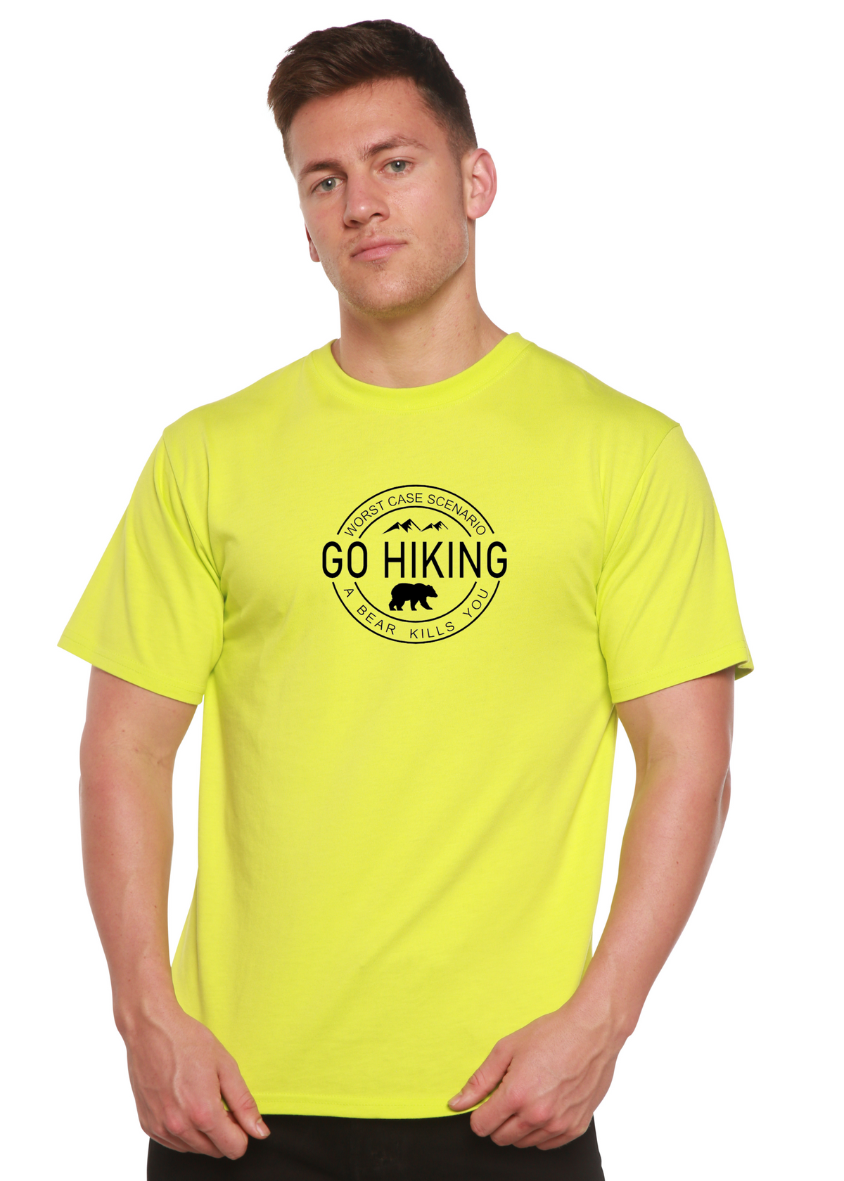 Go Hiking Men's Bamboo Graphic Tee