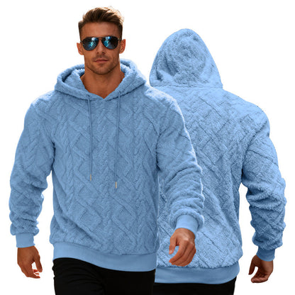 Men's Plush Fleece Pullover Hoodie