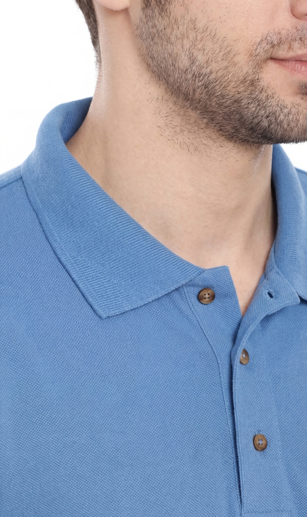 Men's Piqué Cotton-Blend Polo – Chest Pocket