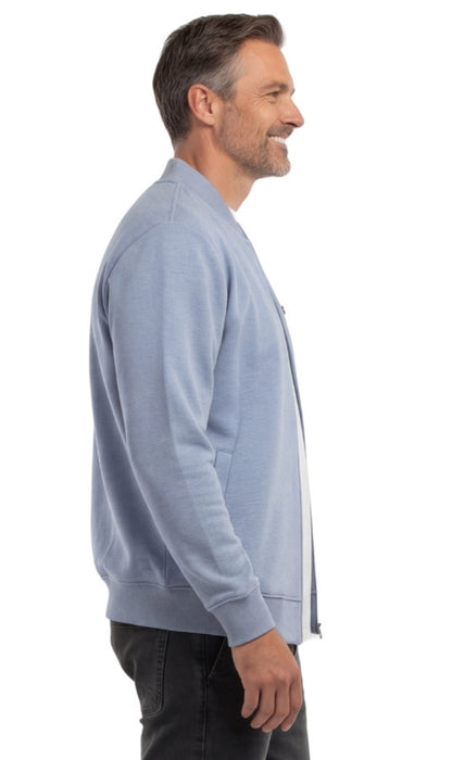 Men's Zip-Up Baseball Fleece Jacket