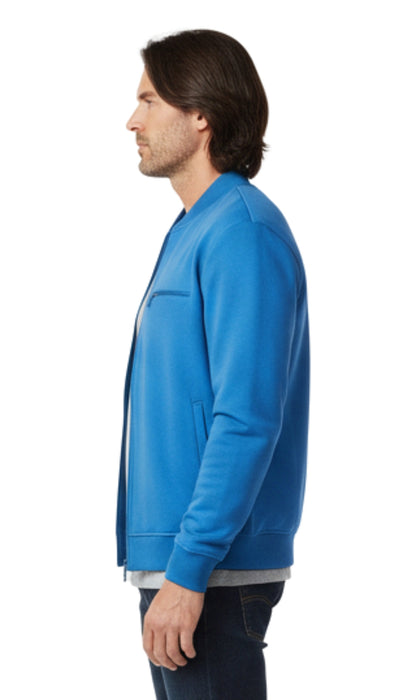 Men's Zip-Up Baseball Fleece Jacket