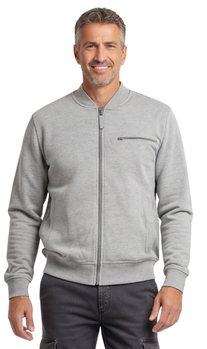 Men's Zip-Up Baseball Fleece Jacket