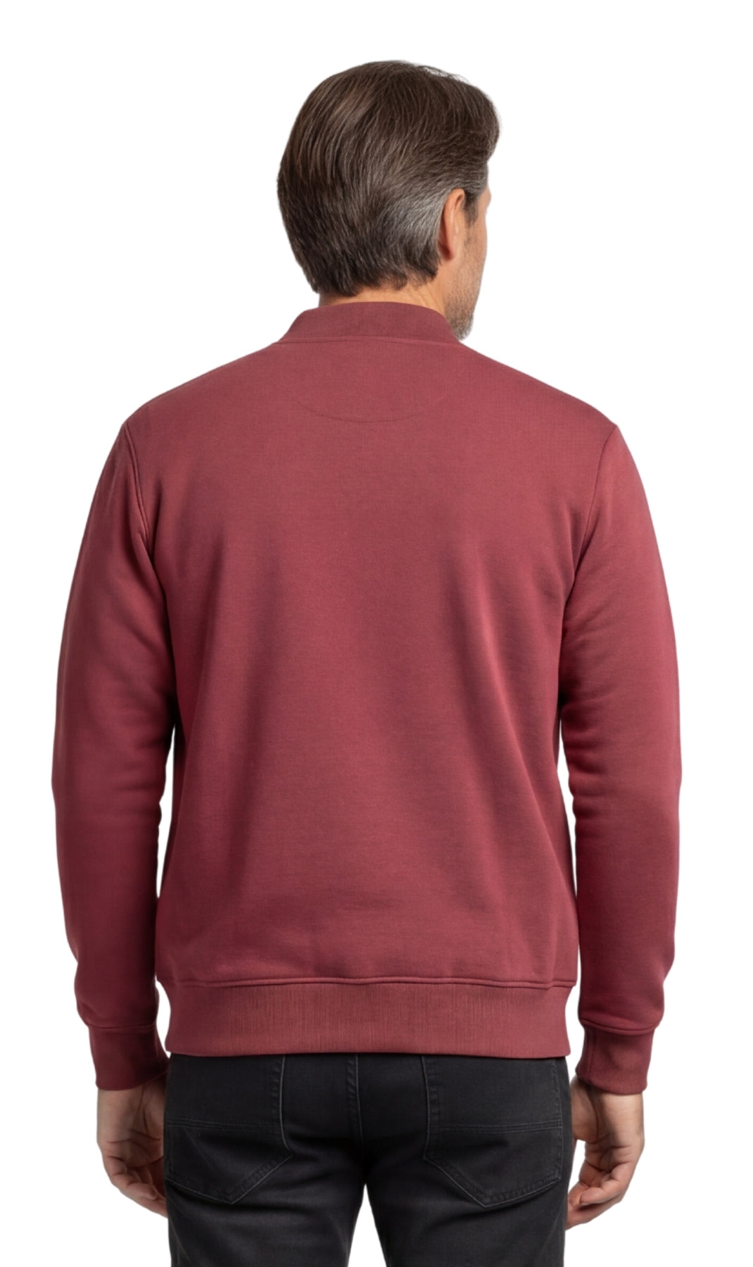 Men's Zip-Up Baseball Fleece Jacket