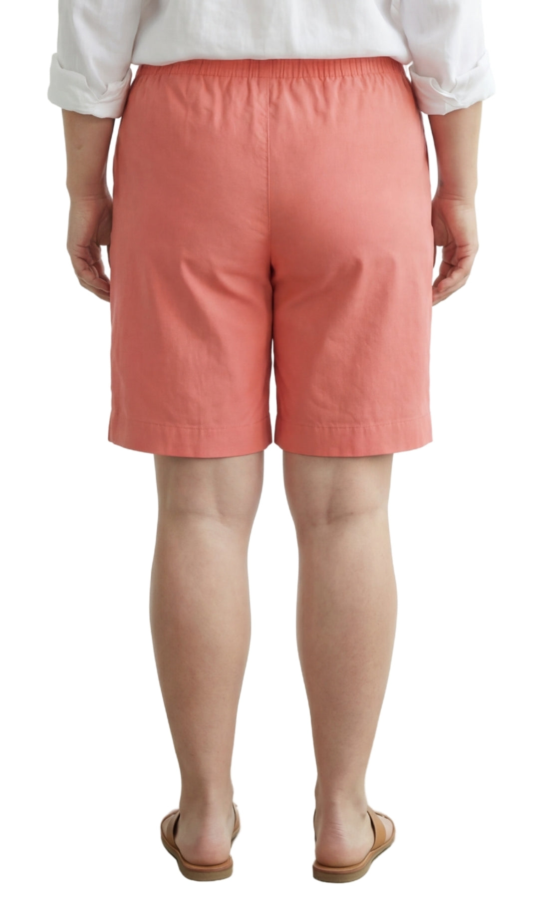 Women's Pull-On Denim & Twill Shorts, Stretch Waist