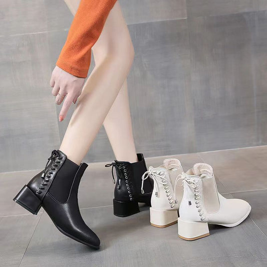 Women's Velvet Warm Martin Booties