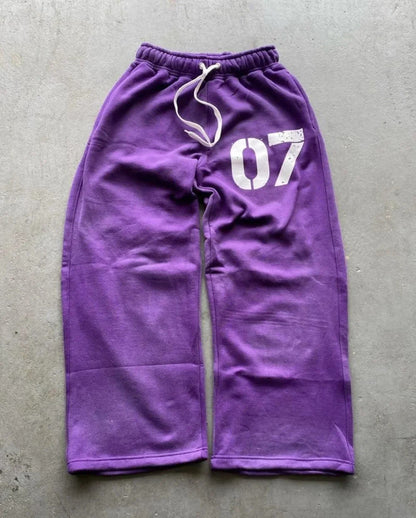 Men's Sporty Lace-Up Pants