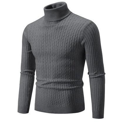 Men's Twist-Knit Pullover Sweater