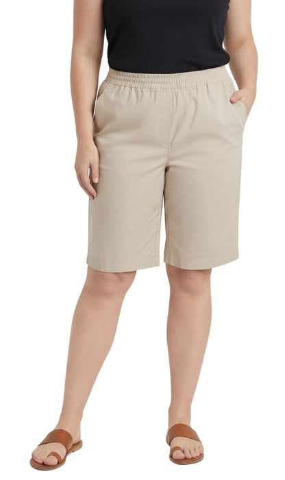 Women's Pull-On Bermuda Shorts – Denim & Twill