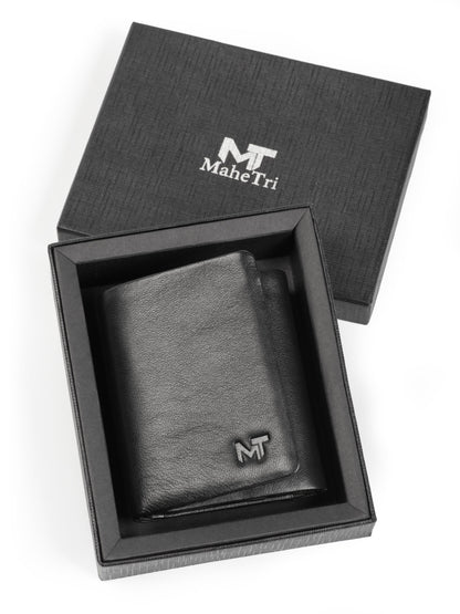 Men's Leather Trifold Wallet