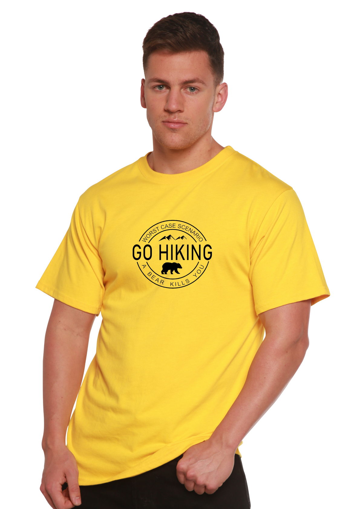 Go Hiking Men's Bamboo Graphic Tee
