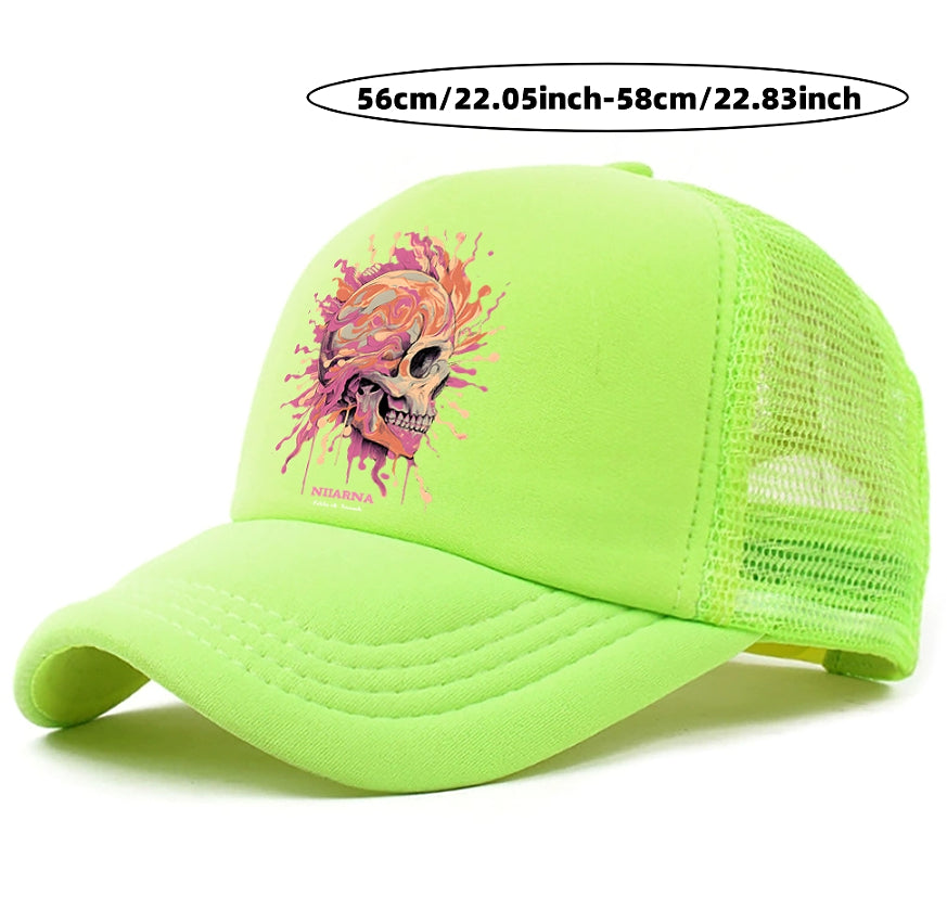 Men's Skull Baseball Cap – 6 Colors