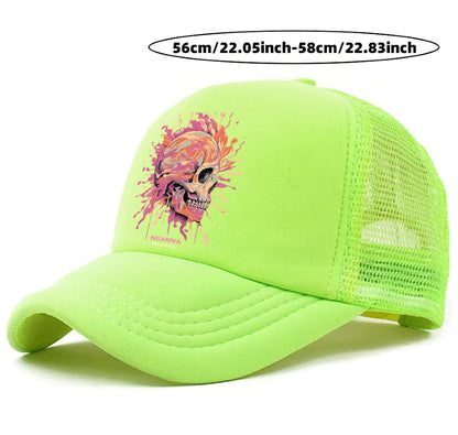 Men's Skull Baseball Cap – 6 Colors