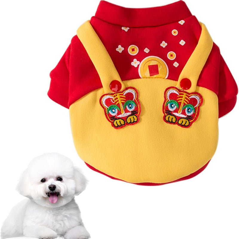 Knit Hooded Dog Sweater Coat – Red