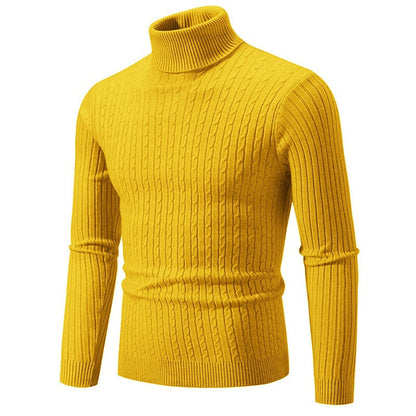 Men's Twist-Knit Pullover Sweater