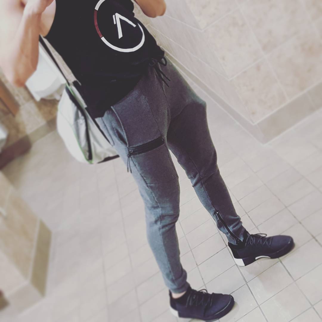 Men's Cotton Joggers with Drawstring Waist