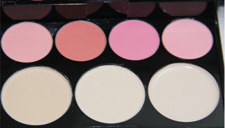 3-Layer Makeup Box Set with Eyeshadow, Blush and Lipstick