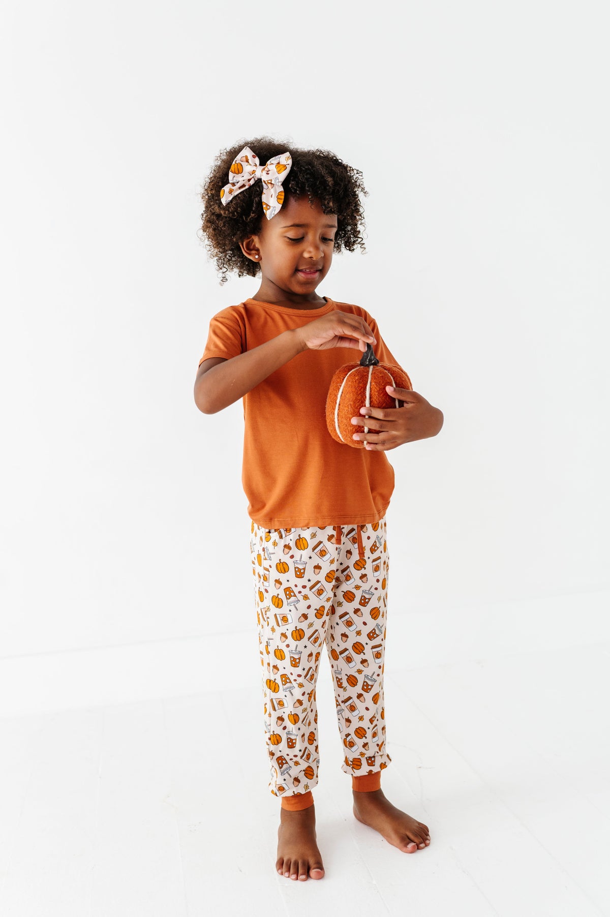 Pumpkin Spice Kids Jogger Set