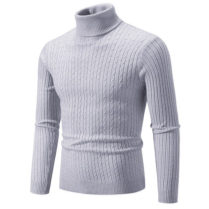 Men's Twist-Knit Pullover Sweater