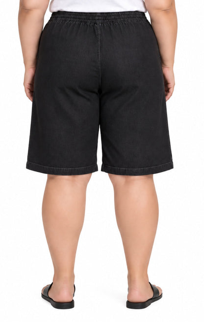 Women's Pull-On Bermuda Shorts – Denim & Twill