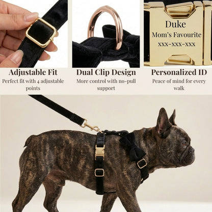 Black Velvet Walking Set