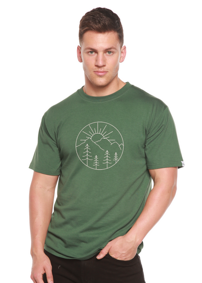 Nature Lover Hike Bamboo-Cotton Graphic Tee