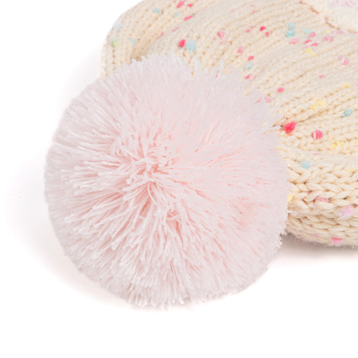 Cupcake Knit Beanie for Kids, Fleece Lined