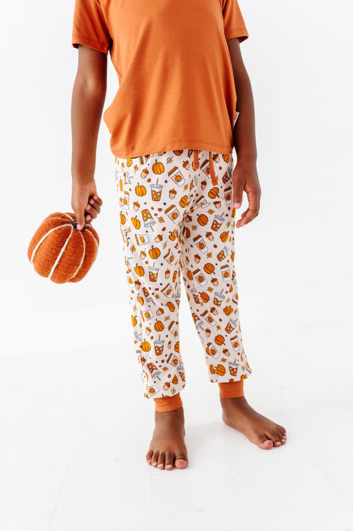 Pumpkin Spice Kids Jogger Set