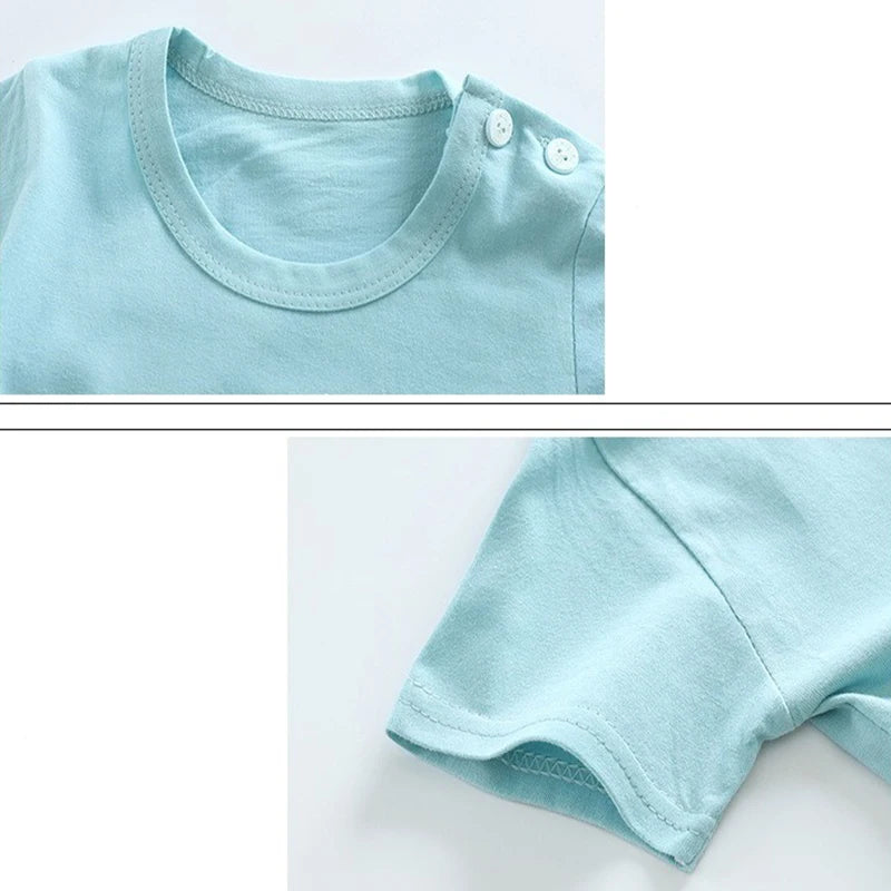 Kids' Dinosaur Cotton T-Shirt & Shorts Set