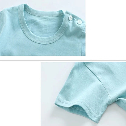 Kids' Dinosaur Cotton T-Shirt & Shorts Set