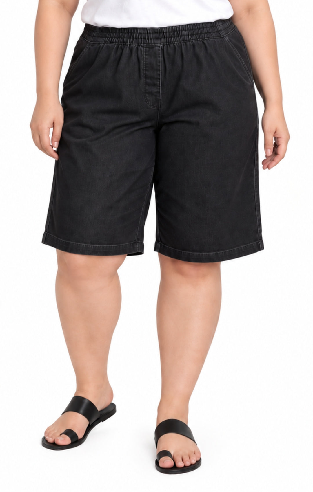 Women's Pull-On Bermuda Shorts – Denim & Twill