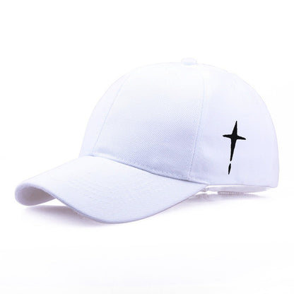 Men's Cross Print Cotton Baseball Cap