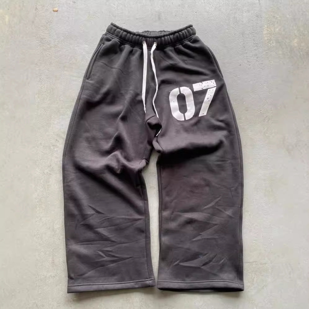 Men's Sporty Lace-Up Pants