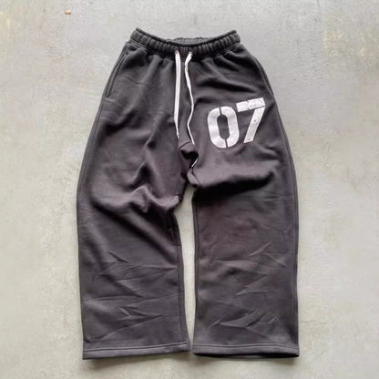 Men's Sporty Lace-Up Pants