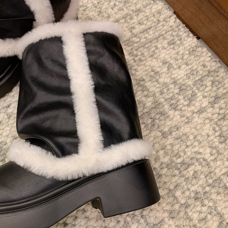 Women's Faux Fur Lined Ankle Boots