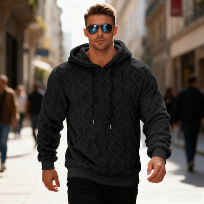 Men's Plush Fleece Pullover Hoodie