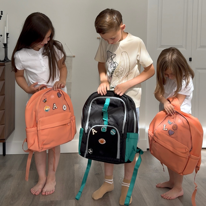 Kids' Neoprene Backpack with Velcro Patch Panel (Ages 3–12)