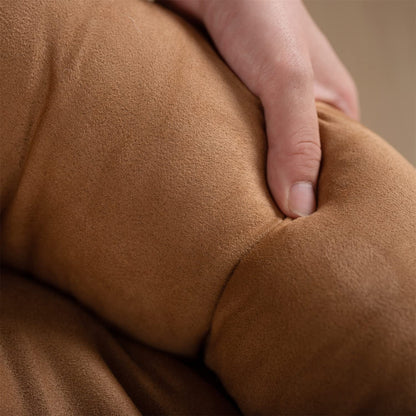 Soft Round Dog Bed with Raised Walls