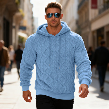 Men's Plush Fleece Pullover Hoodie
