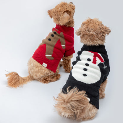 Holiday Pet Sweater – Santa, Gingerbread or Snowman
