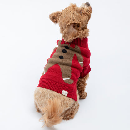 Holiday Pet Sweater – Santa, Gingerbread or Snowman