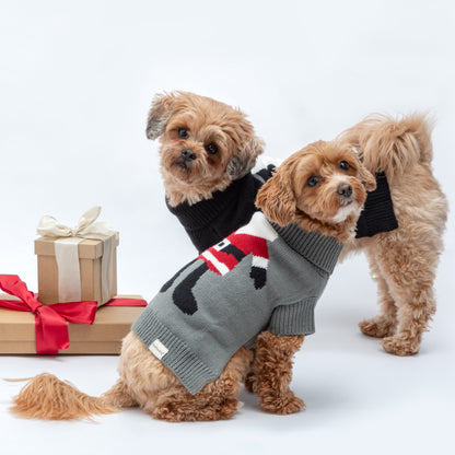 Holiday Pet Sweater – Santa, Gingerbread or Snowman