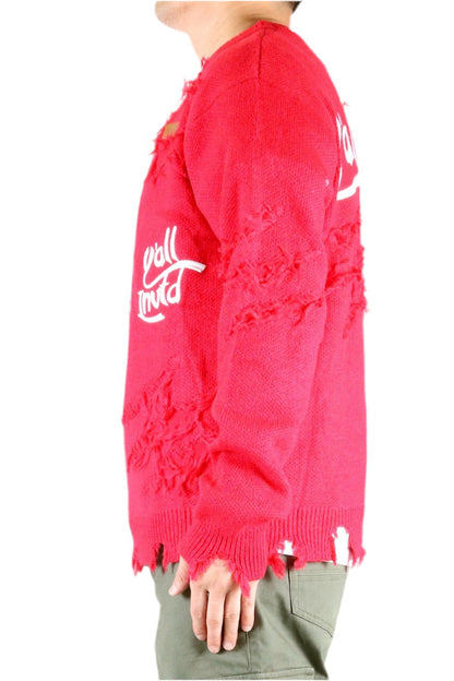 Men's Tassel-Knit Crewneck Sweater – Mei